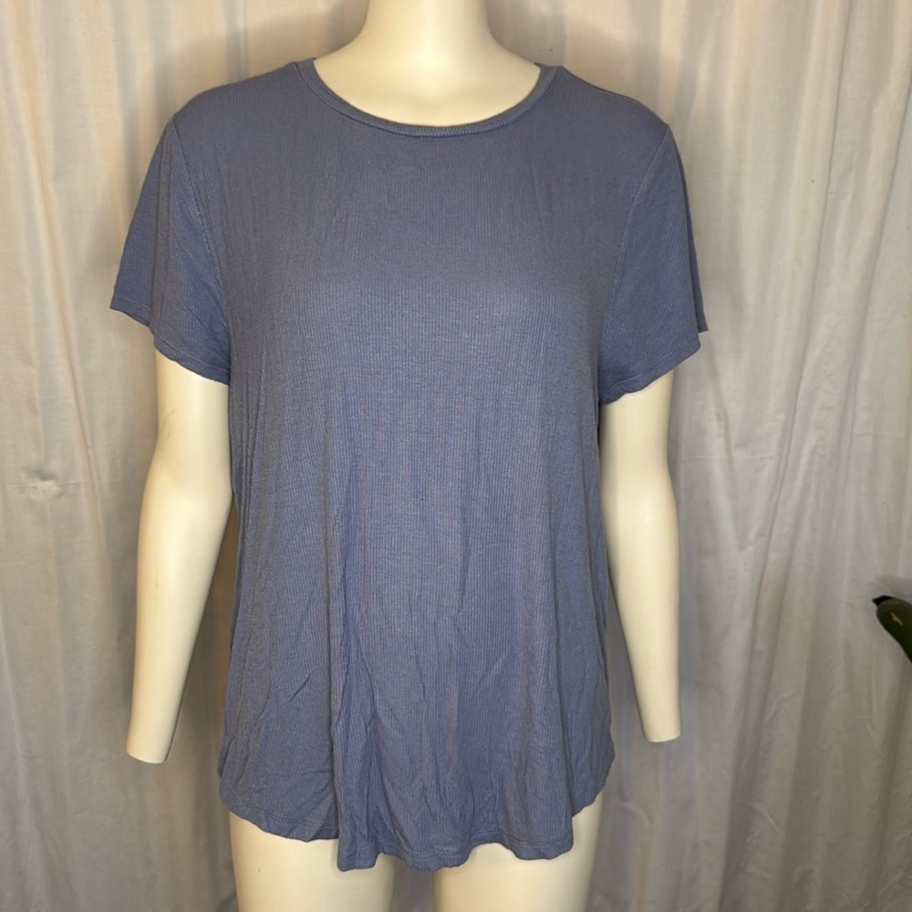 🌟 2/$10 Aeropostale Seriously Soft Ribbed Perfect Crew Top